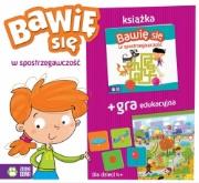 Okładka książki Bawię się w spostrzegawczość książka + gra