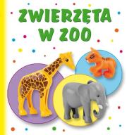 Biblioteczka Smyka - Zwierzęta w zoo. Autor: Opracowanie zbiorowe. Dadada.pl Okładka książki Biblioteczka Smyka - Zwierzęta w zoo