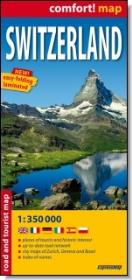 Okładka książki Comfort!map Switzerland 1:350 000