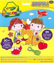 Okładka książki Crayola Mini Kids Kolorowanka z naklejkami