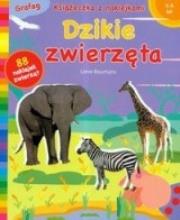 Okładka książki Dzikie zwierzęta. Książeczka z naklejkami