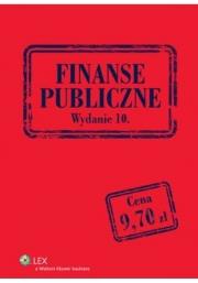 Okładka książki Finanse publiczne