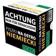 Okładka książki Fiszki na ostro. Niemiecki PONS