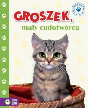 Groszek, mały cudotwórca. Autor: redakcja Marzena Kwietniewska-Talarczyk. Dadada.pl Okładka książki Groszek, mały cudotwórca