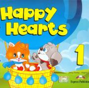 Happy Hearts 1 SB +CD + DVD EXPRESS PUBLISHING. Autor: Evans Virginia. Dadada.pl Okładka książki Happy Hearts 1 SB +CD + DVD EXPRESS PUBLISHING
