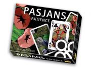 Okładka książki Karty pasjansowe 2x55 Listków. Witraż