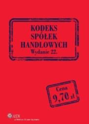 Kodeks spółek handlowych. Autor: praca zbiorowa. Dadada.pl Okładka książki Kodeks spółek handlowych