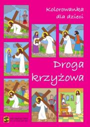 Kolorowanka dla dzieci Droga Krzyżowa. Autor:   Praca zbiorowa. Dadada.pl Okładka książki Kolorowanka dla dzieci Droga Krzyżowa