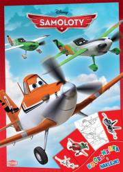 Okładka książki Kolorowanka i naklejki - Samoloty