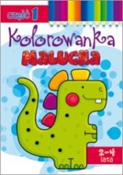 Okładka książki Kolorowanka malucha część 1 LITERKA