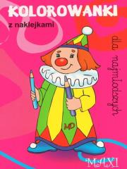 Kolorowanki dla najmłodszych z naklejkami - MAXI 7. Autor: praca zbiorowa. Dadada.pl Okładka książki Kolorowanki dla najmłodszych z naklejkami - MAXI 7
