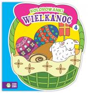 Okładka książki Kolorowanki wielkanocne cz. 4