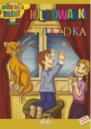 Kolorowanki-Gwiazdka. Autor: Sadowska Beata. Dadada.pl Okładka książki Kolorowanki-Gwiazdka