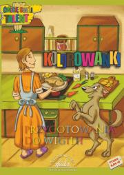 Kolorowanki-Przygotowania do Wigilii. Autor: Sadowska Beata. Dadada.pl Okładka książki Kolorowanki-Przygotowania do Wigilii