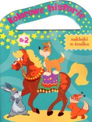 Kolorowe historie nr 2 (z naklejkami). Autor: praca zbiorowa. Dadada.pl Okładka książki Kolorowe historie nr 2 (z naklejkami)