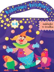 Kolorowe historie nr 4 (z naklejkami). Autor: praca zbiorowa. Dadada.pl Okładka książki Kolorowe historie nr 4 (z naklejkami)