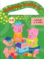 Kolorowe historie nr 6 (z naklejkami). Autor: praca zbiorowa. Dadada.pl Okładka książki Kolorowe historie nr 6 (z naklejkami)