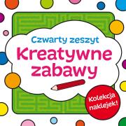Kreatywne zabawy. Zeszyt czwarty. Autor: Bardos Krystyna. Dadada.pl Okładka książki Kreatywne zabawy. Zeszyt czwarty