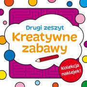 Kreatywne zabawy. Zeszyt drugi. Autor: Bardos Krystyna. Dadada.pl Okładka książki Kreatywne zabawy. Zeszyt drugi