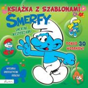 Okładka książki Książka z szablonami. Smerfy smerfne niespodzianki