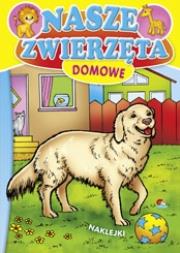 Okładka książki Malowanki NASZE ZWIERZĘTA (4 wzory)