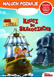 Maluch poznaje. Pirat Jake Klucz do Skałoczachy. Autor: Opracowanie zbiorowe. Dadada.pl Okładka książki Maluch poznaje. Pirat Jake Klucz do Skałoczachy