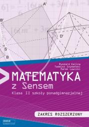 Okładka książki Matematyka LO 2 podr. ZR w.2014 Sens
