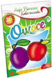 Okładka książki Moja pierwsza kolorowanka - Owoce ALEX