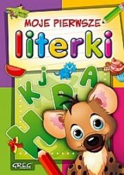 Moje pierwsze literki GREG. Autor: Antosiewicz Agnieszka, Zagnińska Maria. Dadada.pl Okładka książki Moje pierwsze literki GREG