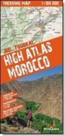 Okładka książki Morocco High Atlas trekking map 1:100 000