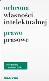 Okładka książki Ochrona własności intelektualnej Prawo prasowe