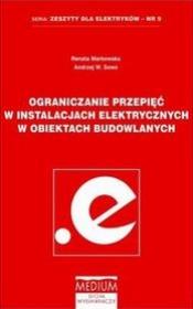 Okładka książki Ograniczenie przepięć w instalacjach elektrycznych w obiektach budowlanych