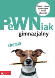 PeWNiak gimnazjalny. Chemia. Autor: Grabowski Sebastian. Dadada.pl Okładka książki PeWNiak gimnazjalny. Chemia
