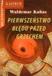 Okładka książki Pierwszeństwo błędu przed grzechem