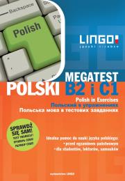 Polski B2 i C1 Megatest. Autor: Stanisław Mędak. Dadada.pl Okładka książki Polski B2 i C1 Megatest