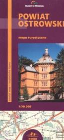 Okładka książki Powiat Ostrowski Mapa turystyczna