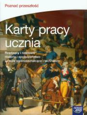 Okładka książki Poznać przeszłość Rządzący i rządzeni Historia i społeczeństwo Karty pracy ucznia Szkoła ponadgimnazjalna LO 2 KP ZP NE