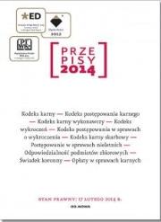 Okładka książki Przepisy 2014 Zbiór Karny 1.02.2014