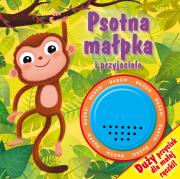 Okładka książki Psotna małpka i przyjaciele