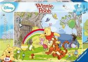 Okładka książki Puzzle 100 Kubuś Puchatek i tęcza