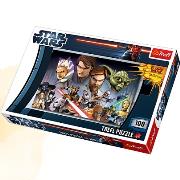 Okładka książki Puzzle 100 Star Wars TREFL