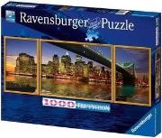 Okładka książki Puzzle 1000 Błyszczący Nowy Jork tryptyk