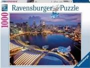 Okładka książki Puzzle 1000 Singapur na tle nieba