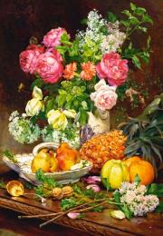 Okładka książki Puzzle 1500 Roses in a Vase CASTOR