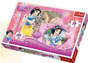 Okładka książki Puzzle 2w1 Księżniczki W oczekiwaniu na księcia