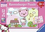 Okładka książki Puzzle 2x12 Kitty z balonami