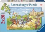 Okładka książki Puzzle 2x20 Rycerska wyprawa