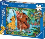 Okładka książki Puzzle 2X20 Zabawa z Timonem i Pumbą