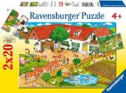 Okładka książki Puzzle 2X20 Życie na farmie