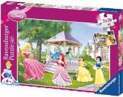 Okładka książki Puzzle 2x24 Magiczne księżniczki